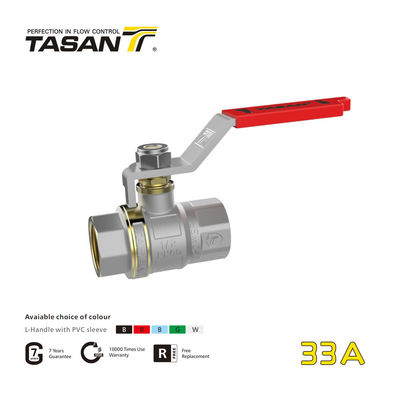 1/2 Inch Brass Water Ball Valve Full Flow Ball Valve ISO228 Threaded 33A