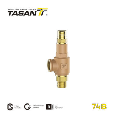 ISO228 Thread  Bronze Safety Valve 1/2inch Non Return Pressure Relief Valve 74B