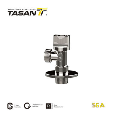 DIN EN 10226-1 And BS21 Thread Brass Angle Valve For High Pressure Conditions 56A